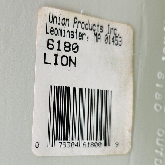 1991 21" Union Products Blowmold Lion Outdoors Garden DON FEATHERSTONE PAIR - Picture 8 of 8